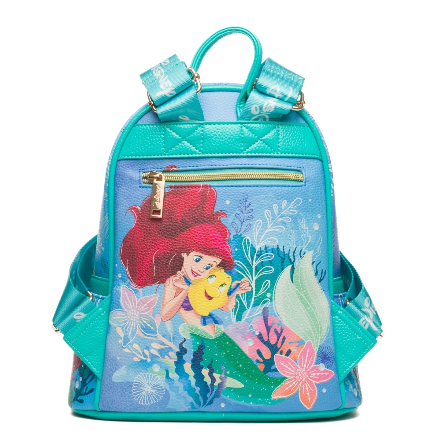 Wondapop Disney The Little Mermaid Ariel 11" Vegan Leather Mini Backpack