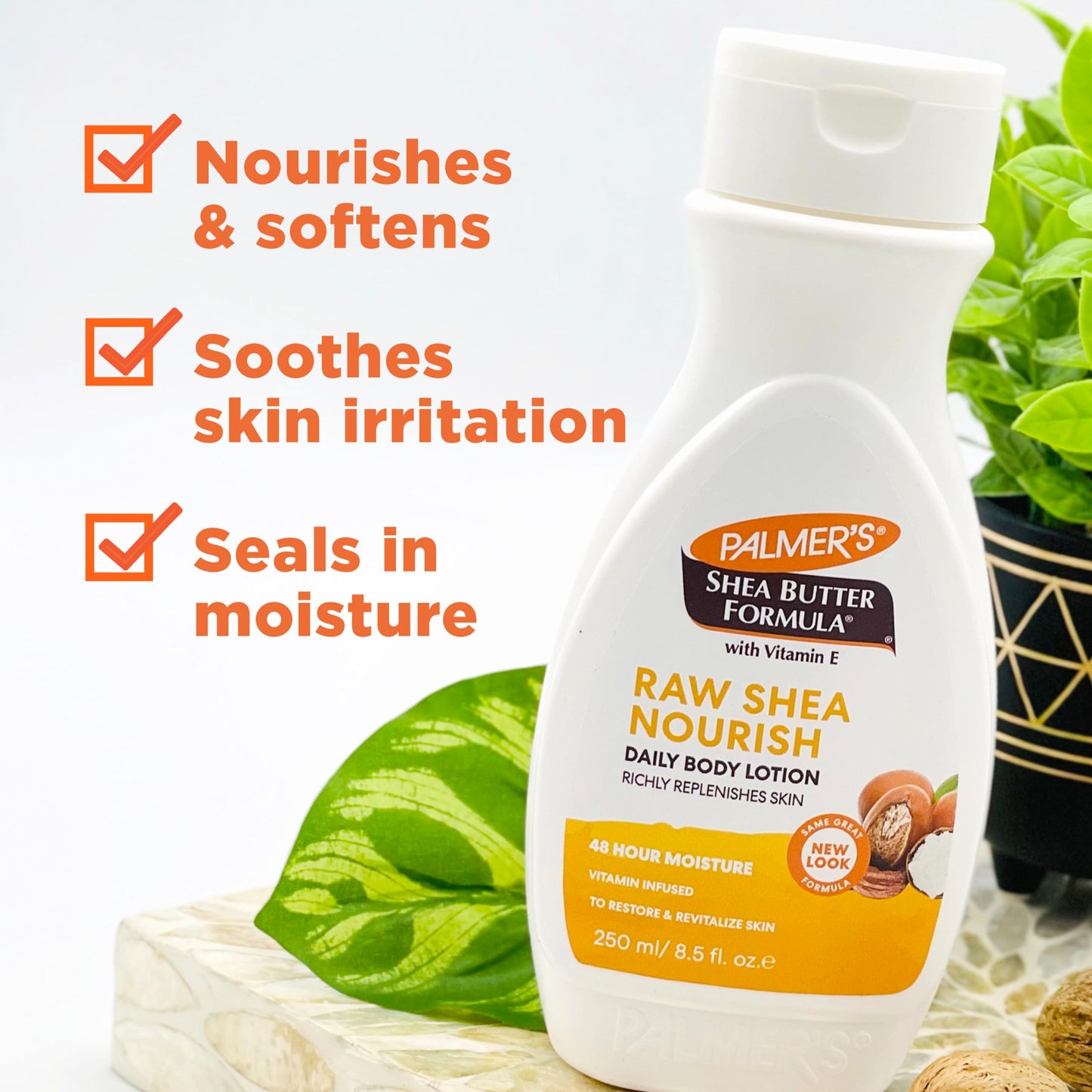 Palmer's Shea Formula Raw Shea Body Lotion for Unisex - 8.5 oz Body Lotion - (Pack of 2)