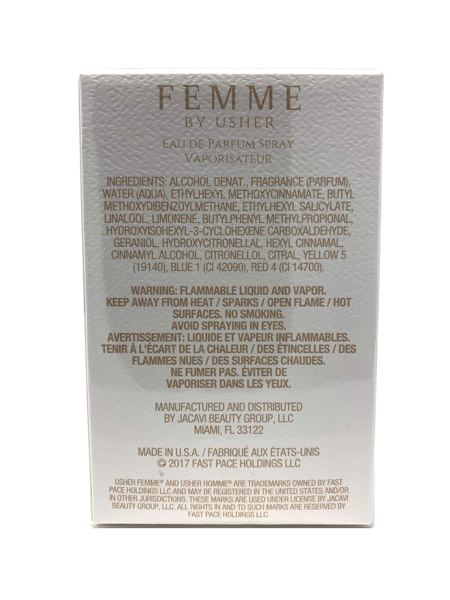 Usher Femme Perfume for Women Eau De Parfum 1.7 oz