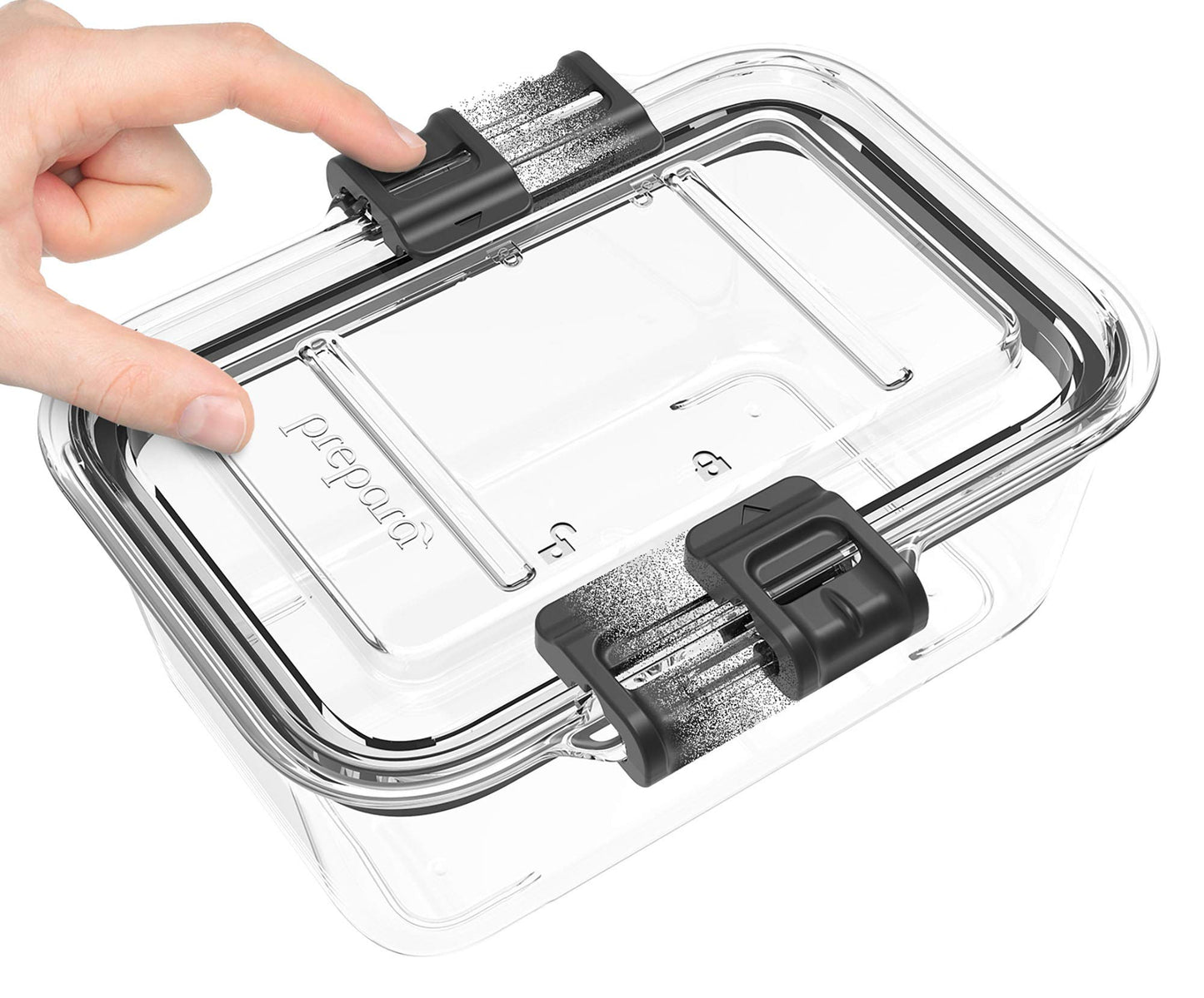 Prepara Latchlok 13 Cup Tritan Food Storage Container, Clear