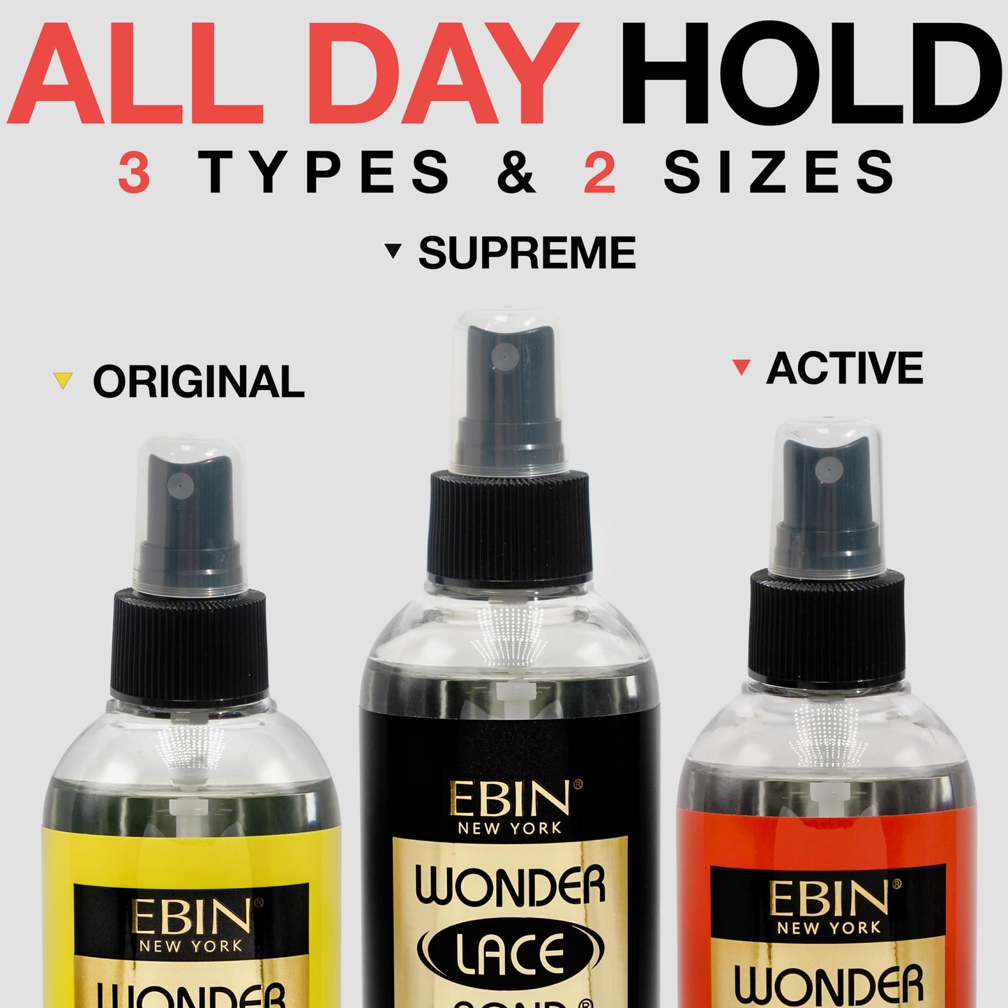 Wonder Lace Bond Melt Spray 8.25 Fl Oz / 250 ml - Extreme Firm Hold (Original) | Flawless,Natural, and Sea mleass finish, No Reside, Long Lasting