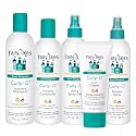 Fairy Tales Curly Q Kids Curly Hair Products Set - Curl Shampoo, Curl Conditioner, Curl Cream, Curl Refresher & Kids Styling Spray Gel - Phthalate