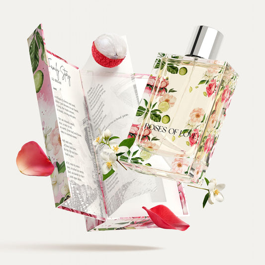Kumbra With Love Roses of Love Eau de Parfum 100ML - Floral Perfume for Women - Long-Lasting Romantic Scent with Litchi, Rose, Jasmine, Vanilla Beauty & Personal Care Kumbra With Love