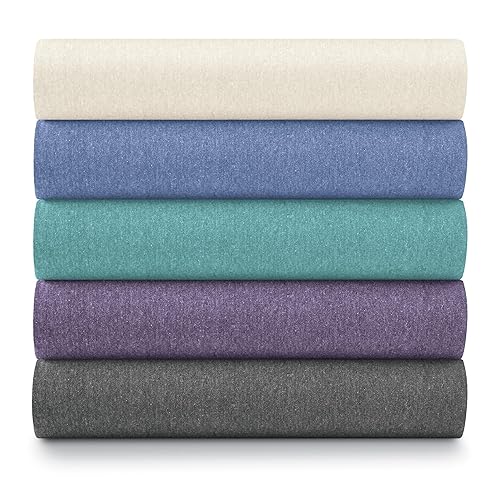 Ella Jayne Purple 4pc Jersey Knit Sheets Set (Twin Size, Deep Pockets)