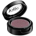Jolie Cosmetics Powder Pressed Eyeshadows Metallic, Pearl Shimmer - Cruelty Free, Vegan, Single Pan Eyeshadow 1.48g Pinks & Reds (Plum Velvet)