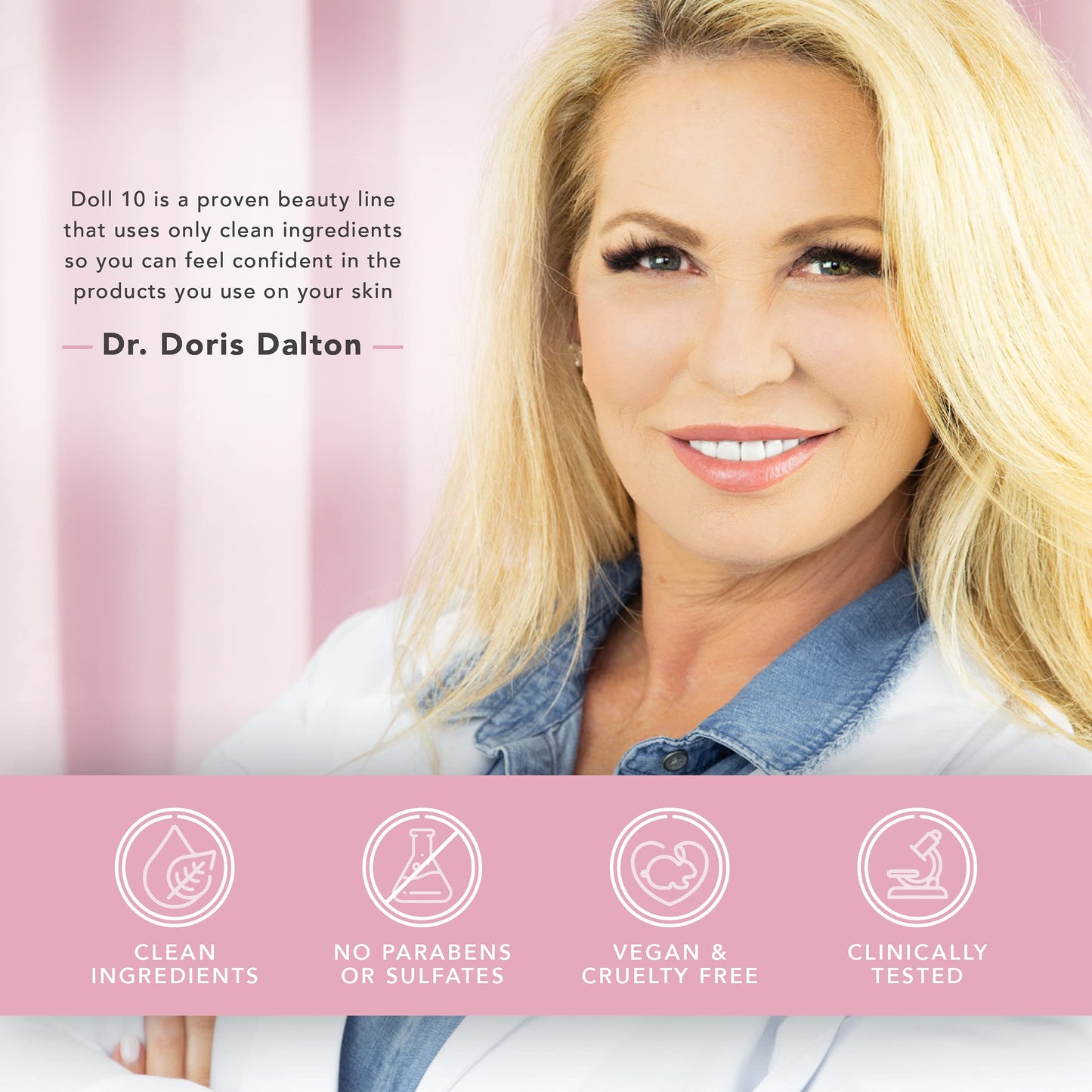 Doll 10 - Smooth Assist Overnight Facial 11% Triple-Acid Resurfacing Serum - Proven Overnight Transformation - Improves Skin Tone, Pores, Wrinkles