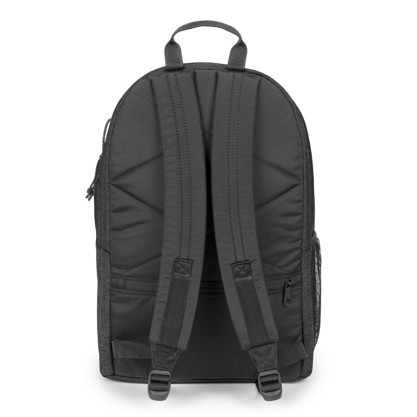 EASTPAK Double Pro - 32L Performance Backpack with 16" Laptop Sleeve, Dual Compartments, Security Pocket, Bottle Holder & Organizer, Black Denim
