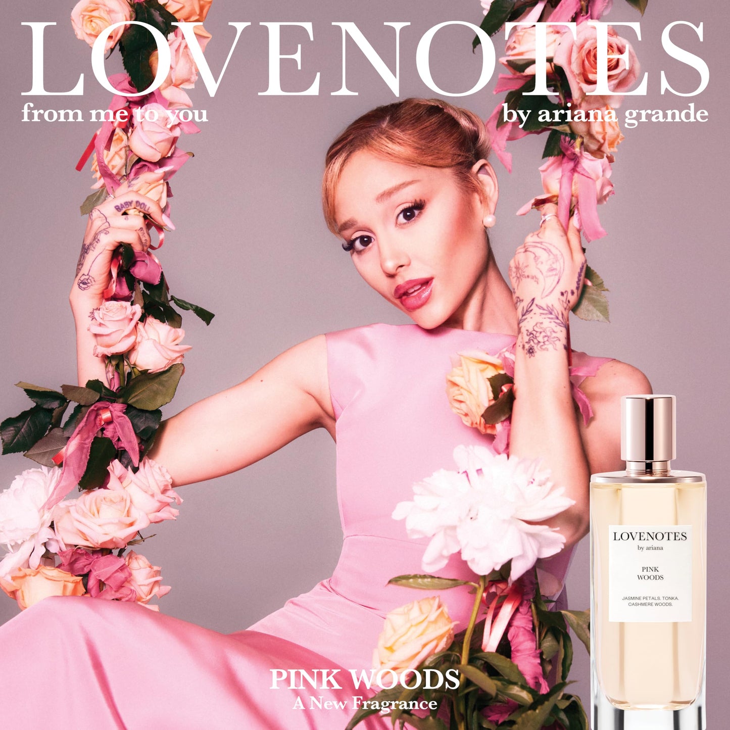 Ariana Grande LOVENOTES Pink Woods Eau de Parfum Spray- 4.2 oz/125ml