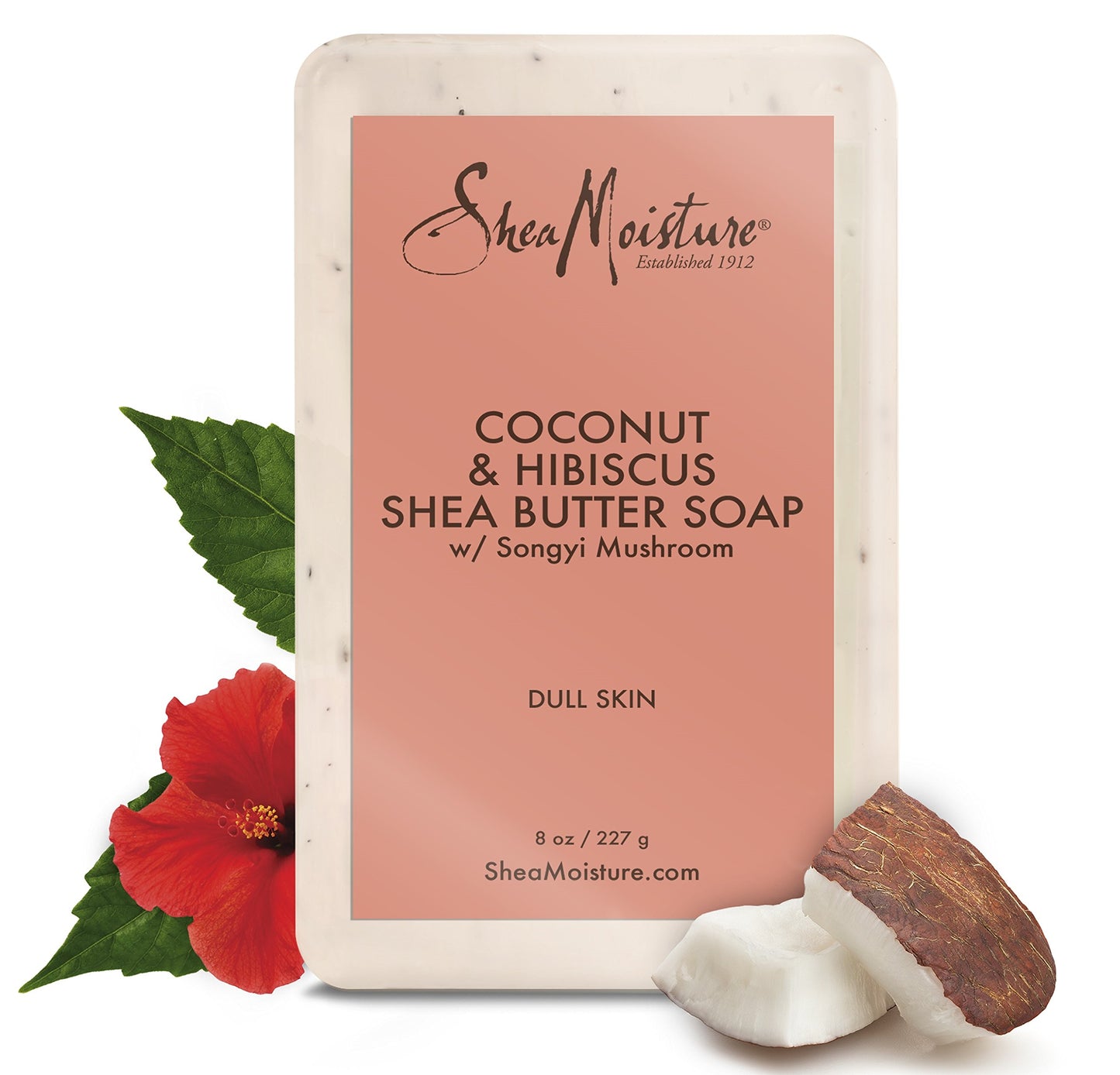 Shea Mst Ccnt&Hbscs Shbtr Size 8.0 O Shea Moisture Coconut & Hibiscus Shea Butter Soap 8.0oz