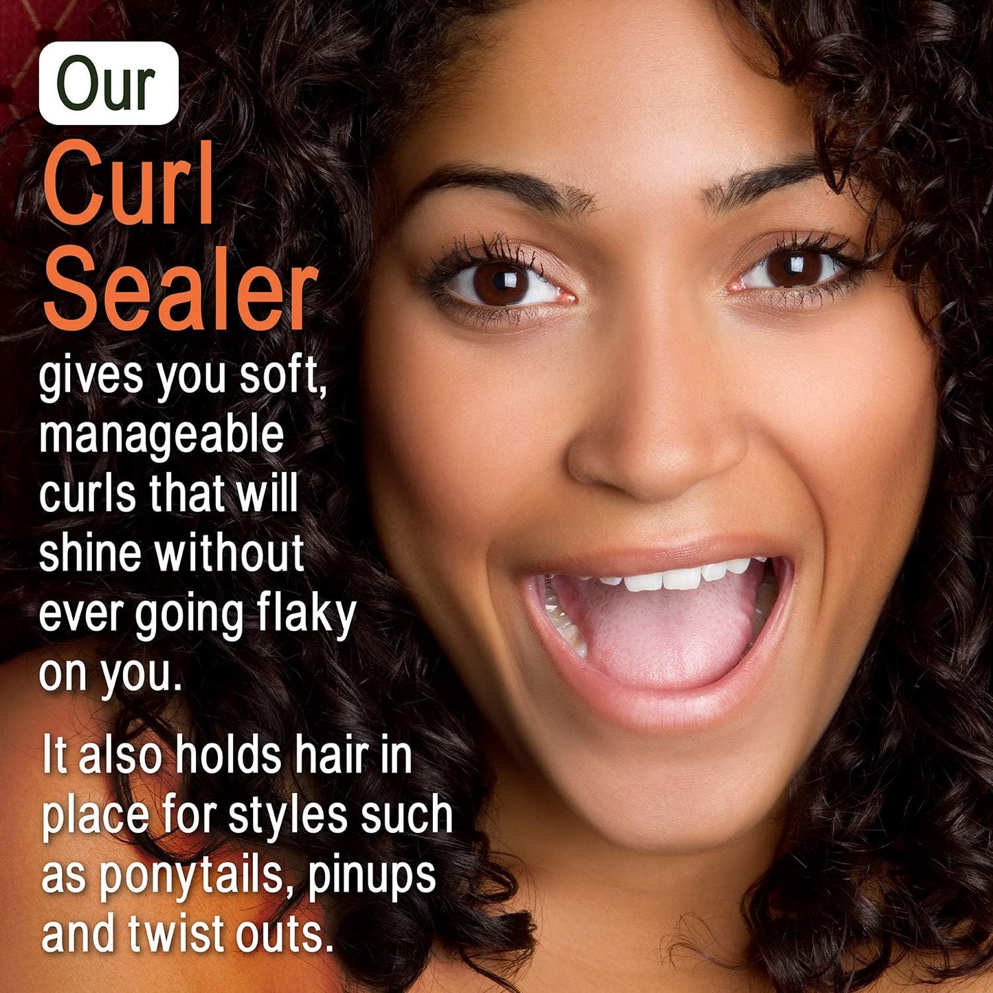NOTHING BUT Curl Sealer - Gentle Non-Irritating Sulfate-Free Sealer Moisturizes and Adds Shine for All Types of Curly, Healthy, Natural Hair 8.8oz