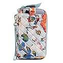 Vera Bradley Women's Cotton Smartphone Wristlet With RFID Protection, Sea Air Floral - Recycled Cotton, One Size
