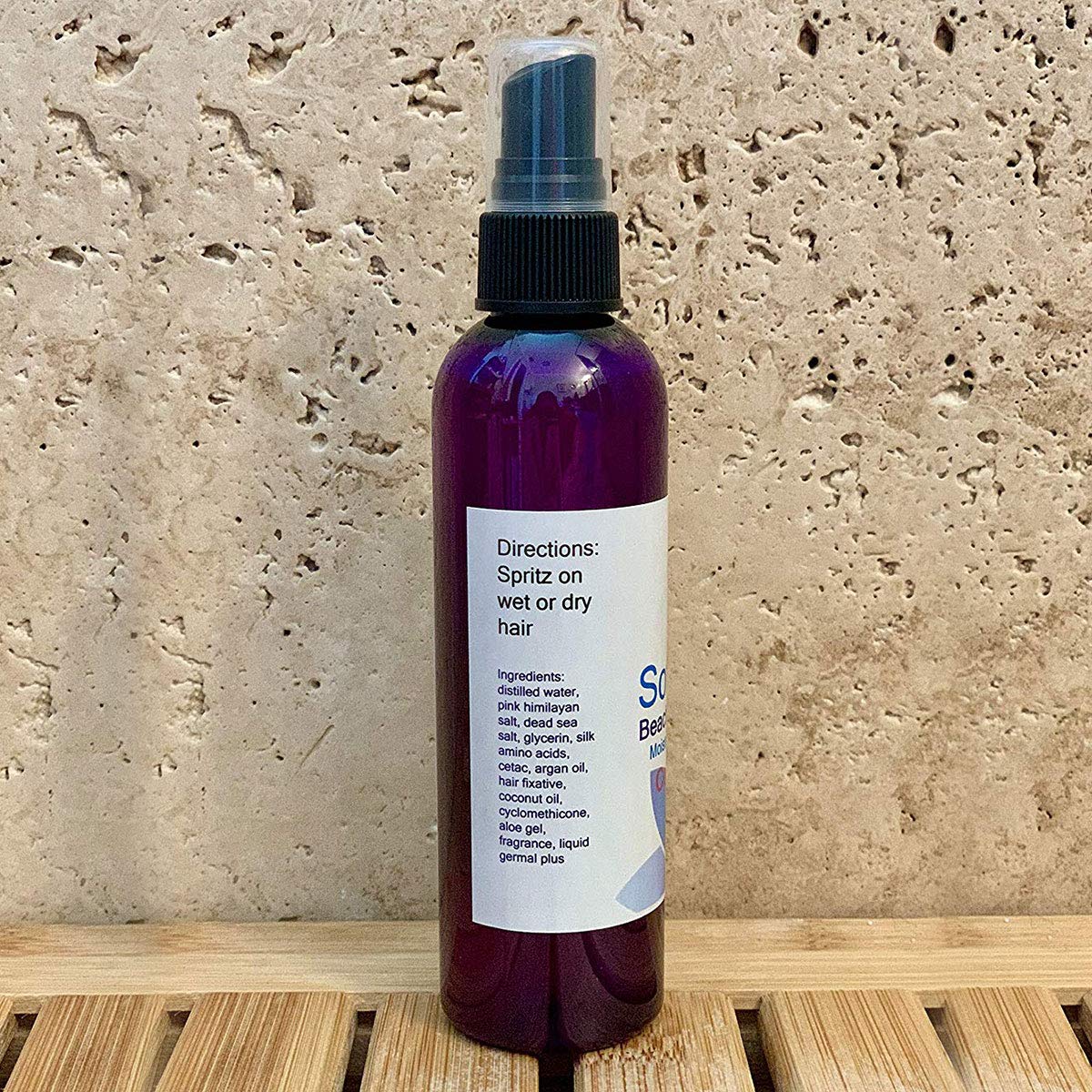 Diva Stuff Soft Waves Beachy Scrunch Spray, Moisturizing Hair Texturizer, Coconut Vanilla
