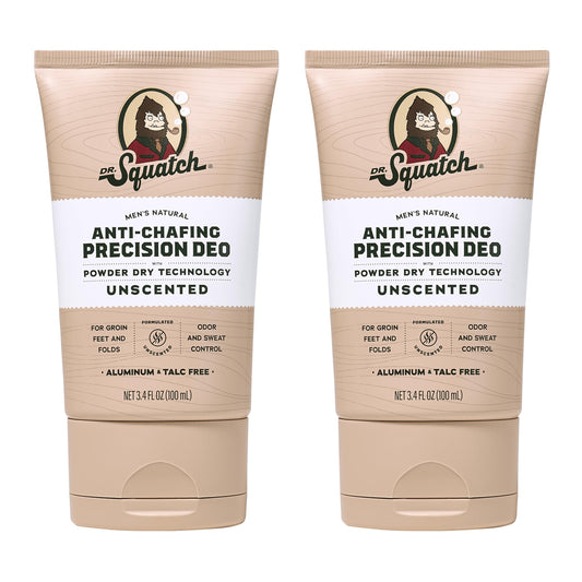 Dr. Squatch Whole Body Deodorant for Men - Odor + Sweat Control - Aluminum + Talc Free - Natural Ingredients - Dermatologist-Tested for All Skin Types Beauty and Personal Care Dr. Squatch