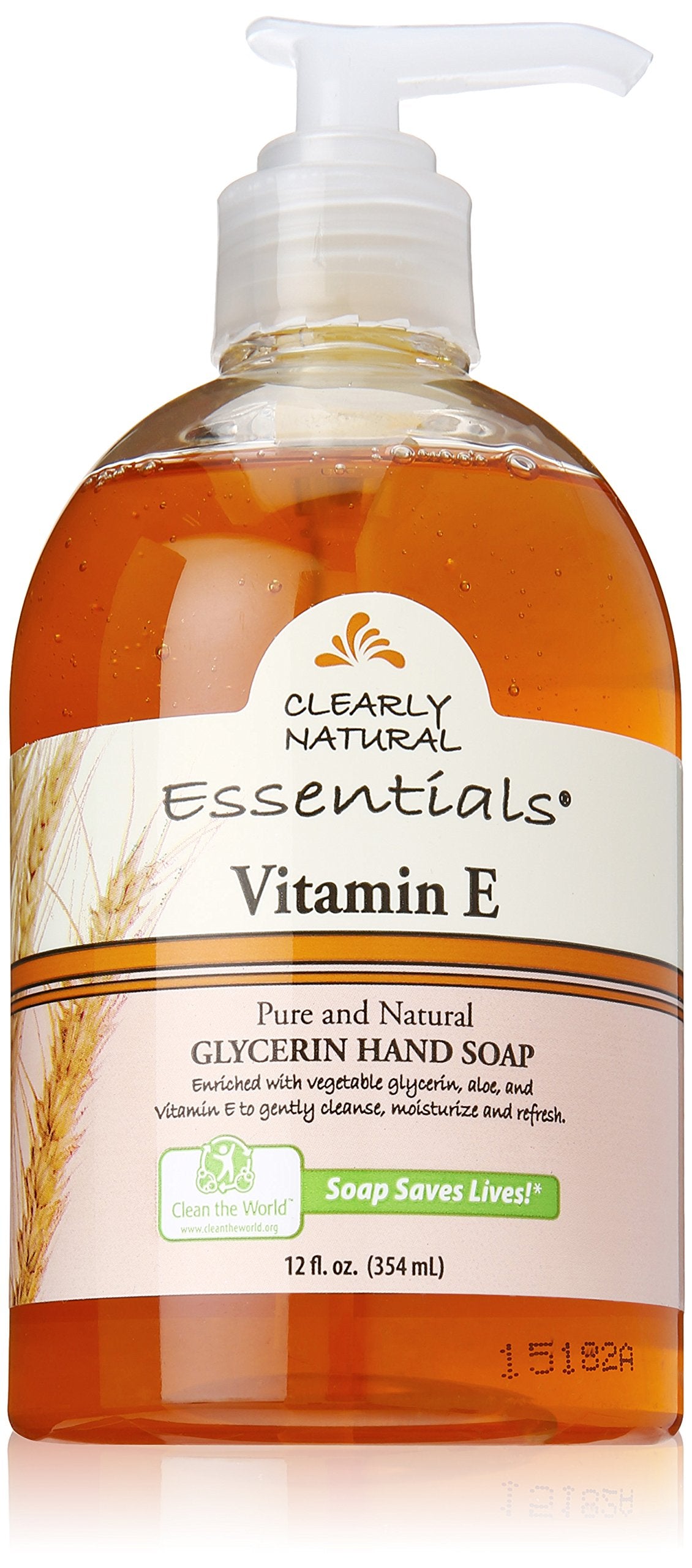 Clearly Natural Vitamin E Liquid Glycerine Soap, 12 Ounce (Pack of 2)