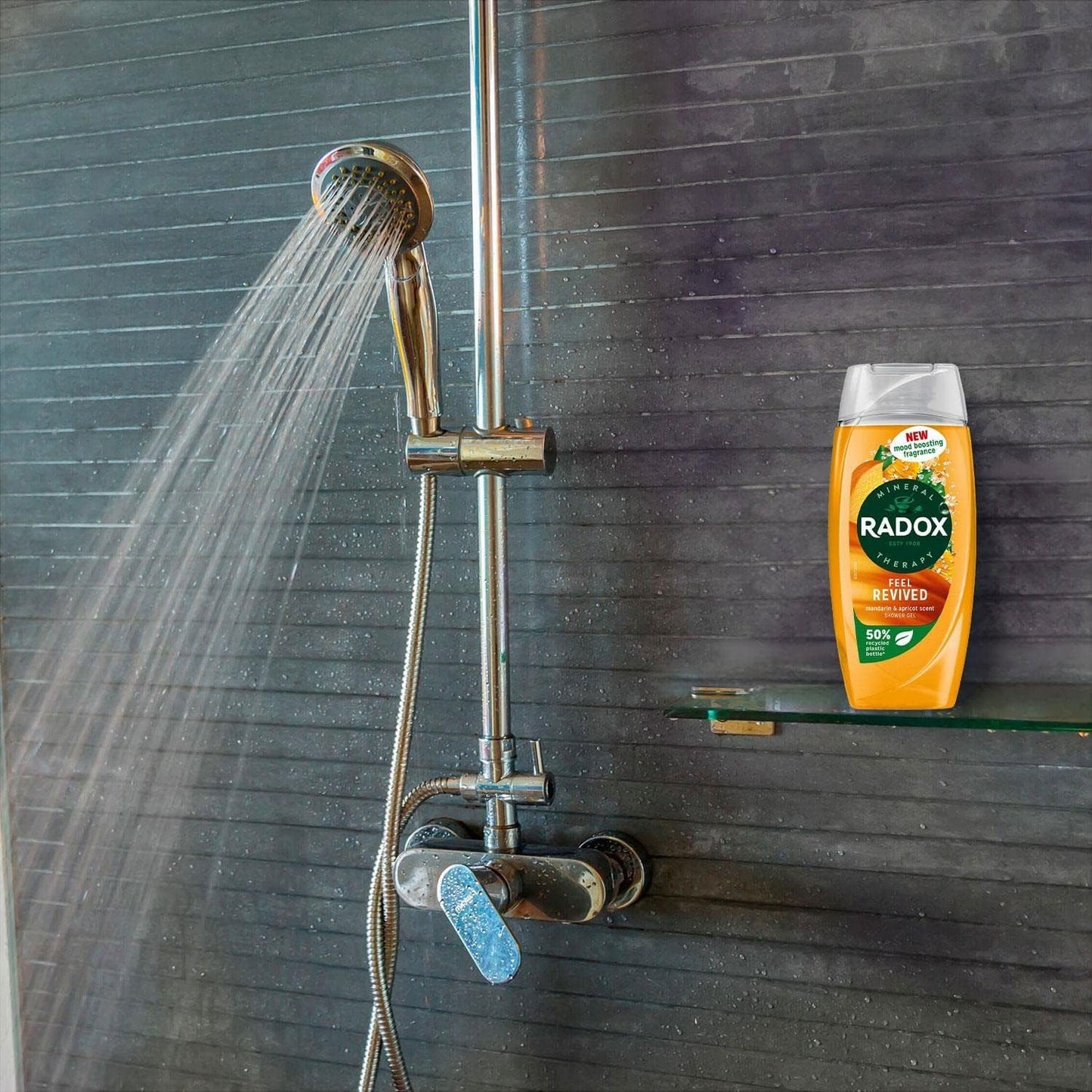 Radox Feel Revived Shower Gel, 7.61 Fl Oz