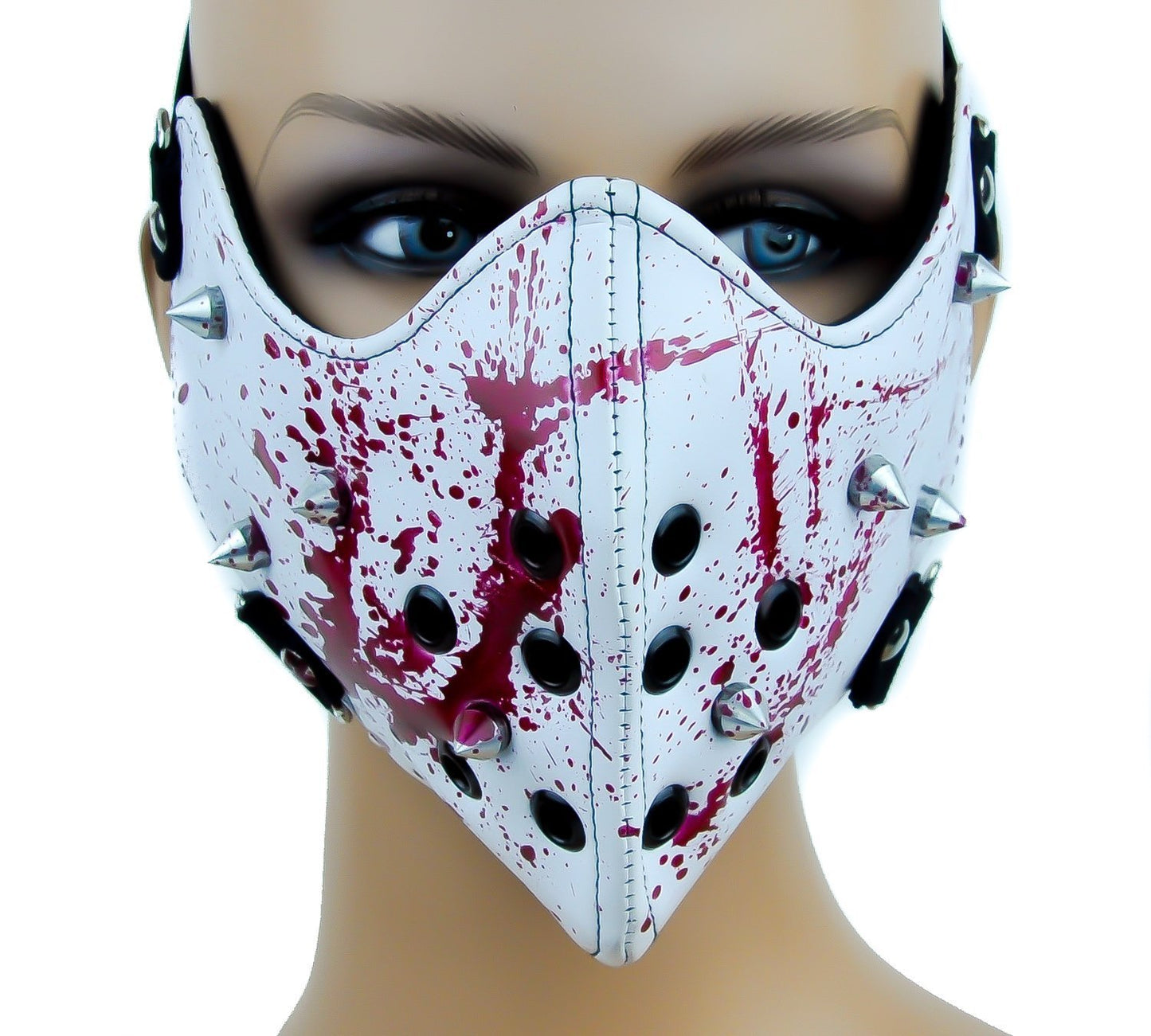 Bloody Spike Motorcycle Face Mask Gothic Horror