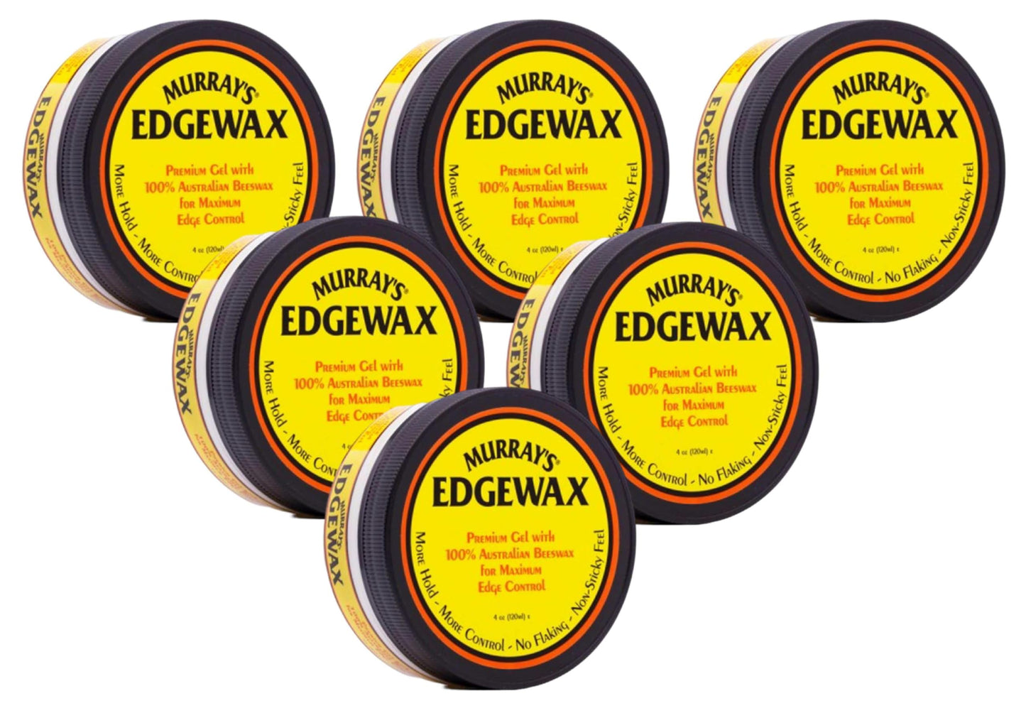 Murrays Edgewax Gel 4 Ounce Jar (120ml) (6 Pack)