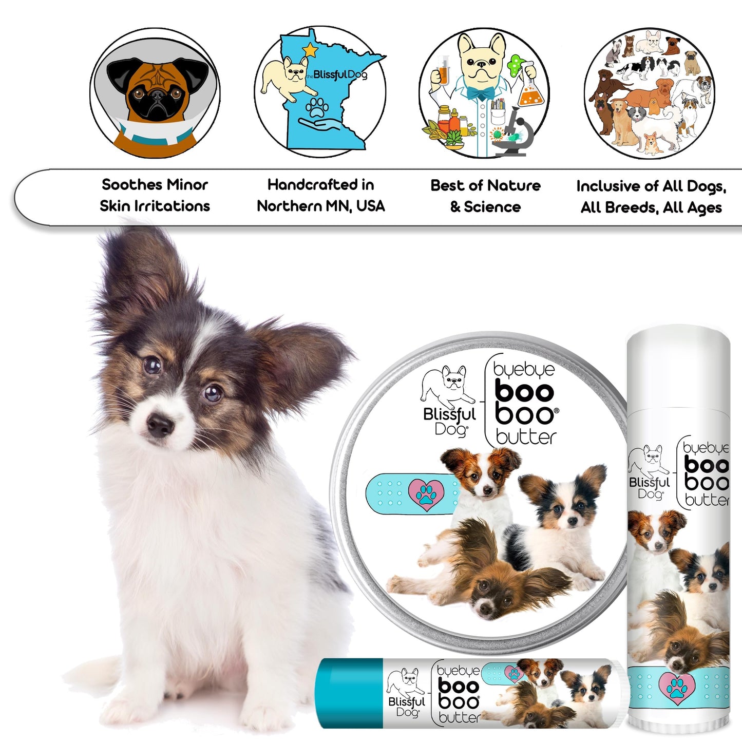 The Blissful Dog Papillon Boo Boo Butter, 1-Ounce Beauty and Personal Care The Blissful Dog
