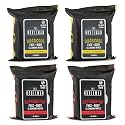 The Nobleman 4-Pack Face + Body Aloe Infused Cleansing Wipes: 2 Charcoal Packs with Chamomile and 2 Refreshing Packs with Grapefruit (120 Ct.)