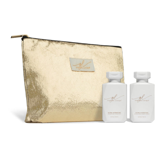 Goldie Locks Shampoo & Conditioner Travel Set, TSA-Approved Hydrating Hair Care Duo with Biotin, Marula Oil & Rose Water, Protein, Sulfate Beauty & Personal Care Goldie Locks