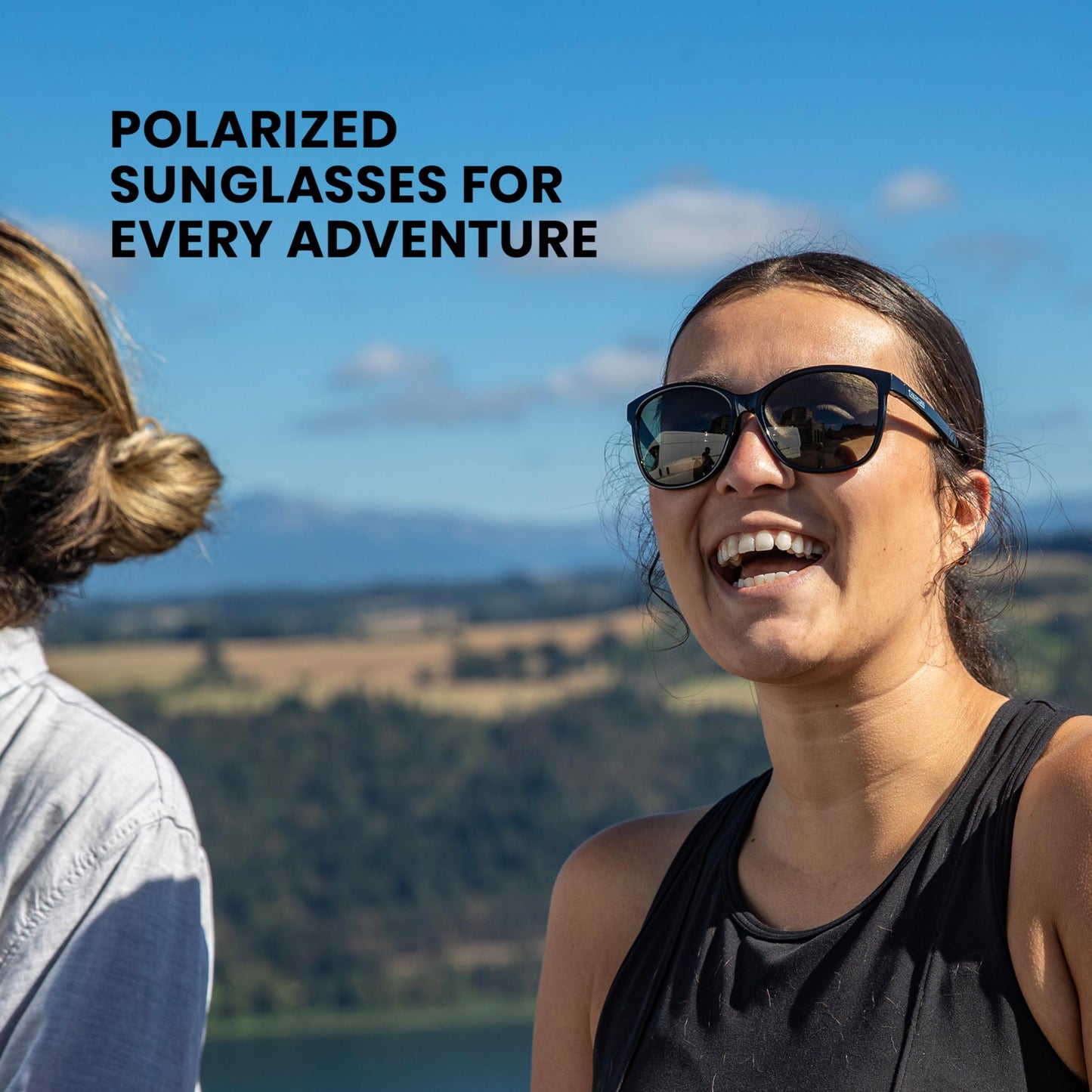 Suncloud Sashay Polarized Sunglasses, Transparent Taupe/Polarized Pink Gold Mirror, One Size