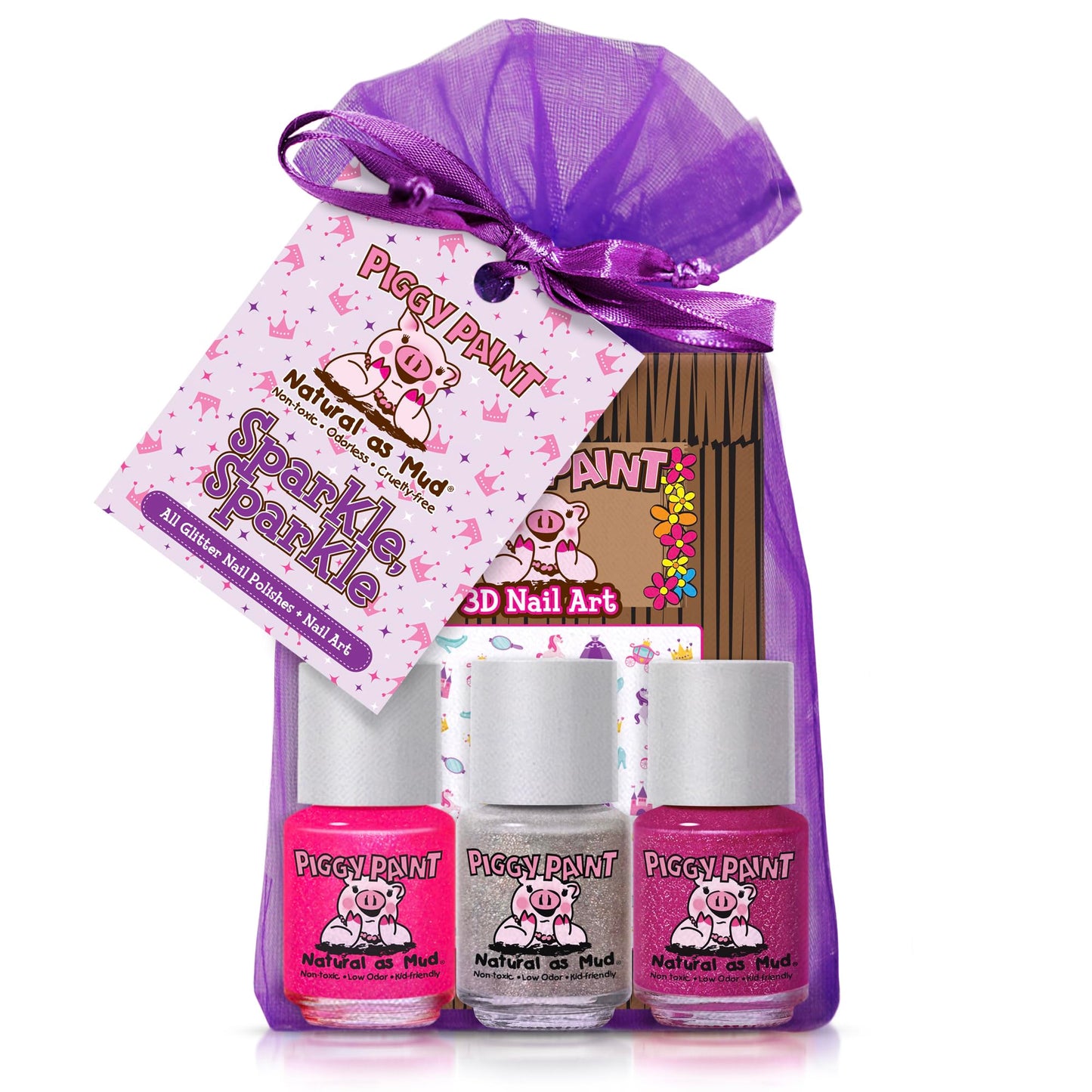 Piggy Paint Nail Polish - Non-Toxic Polish for Little Girls, Toddlers, & Kids, Water Based Formula, Safe, Cruelty Free, Vegan, & Natural, Durable Beauty & Personal Care Piggy Paint