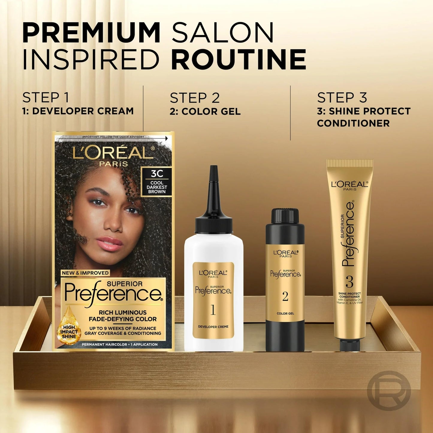 L'Oreal Superior Preference - 9G Light Golden Blonde 1 Each (Pack of 12)