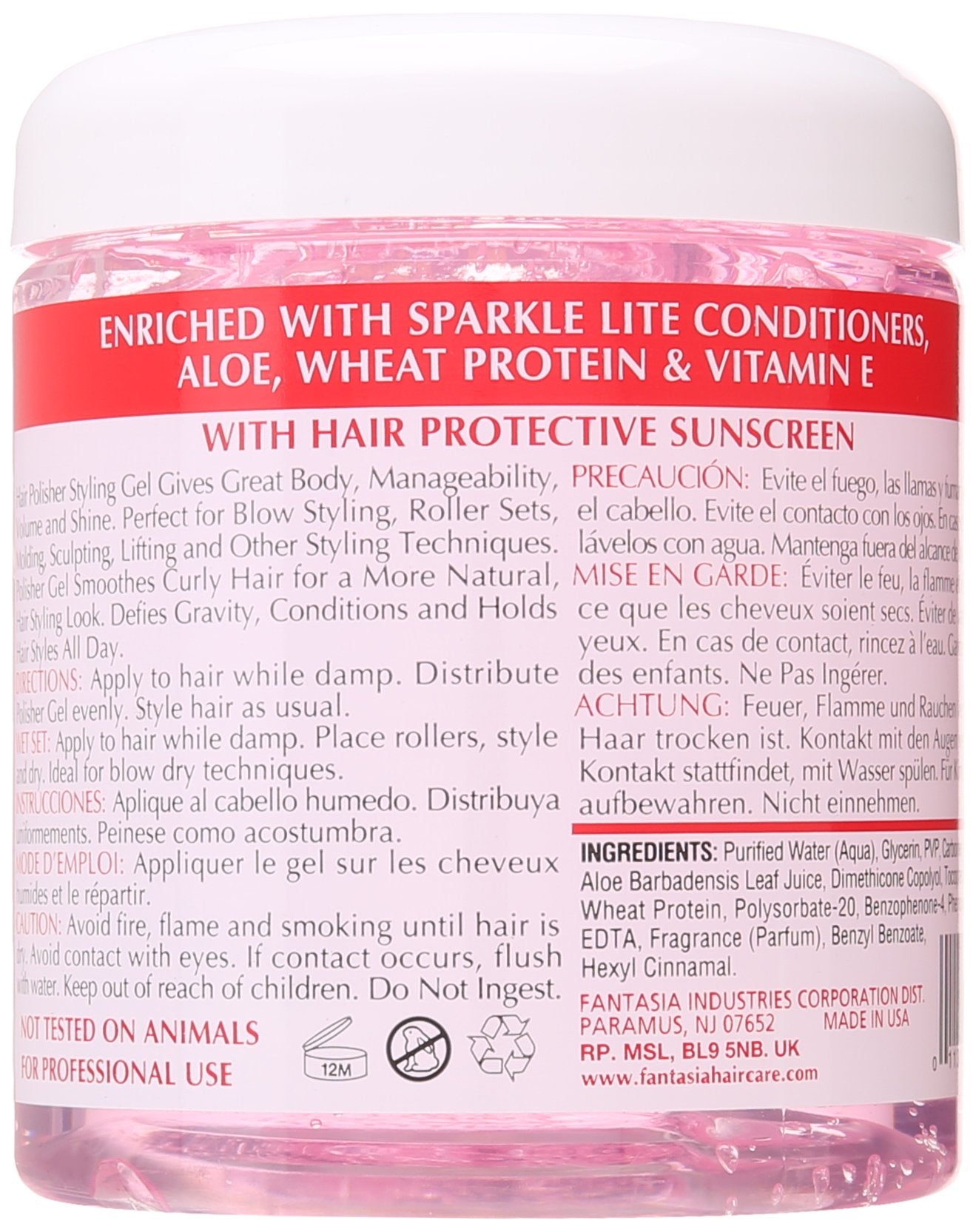 Fantasia Polisher Gel, 16 Ounce (0011313020111)