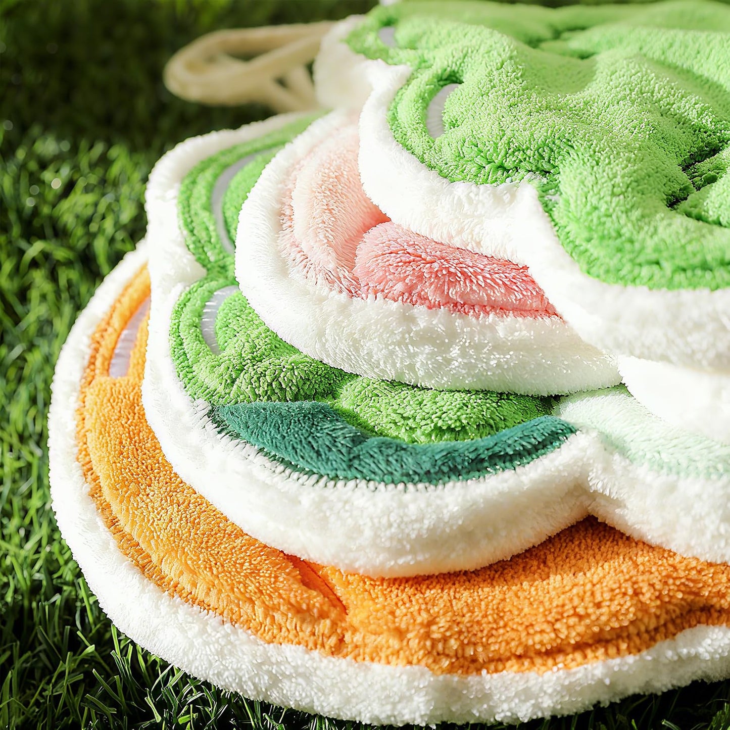 Funny Vegetables Kitchen Towels Decorative Set of 4, Absorbent Kitchen Towels Dish Towel for Home Bathroom Gym Hotel Holiday Décor