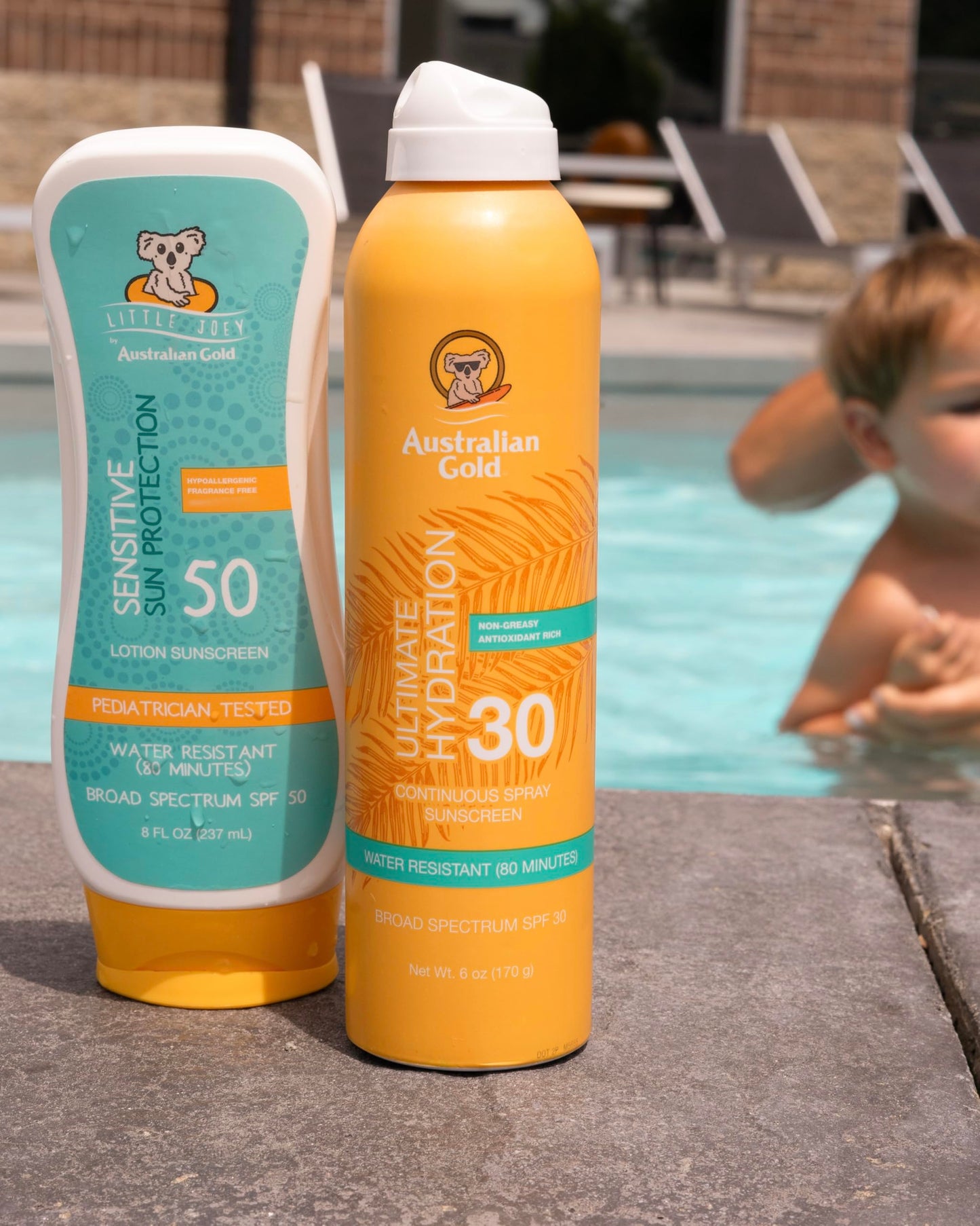 Australian Gold Continuous Spray Sunscreen SPF 30, 6 Ounce Dries Fast Broad Spectrum Water Resistant Non-Greasy Oxybenzone Free Cruelty Free