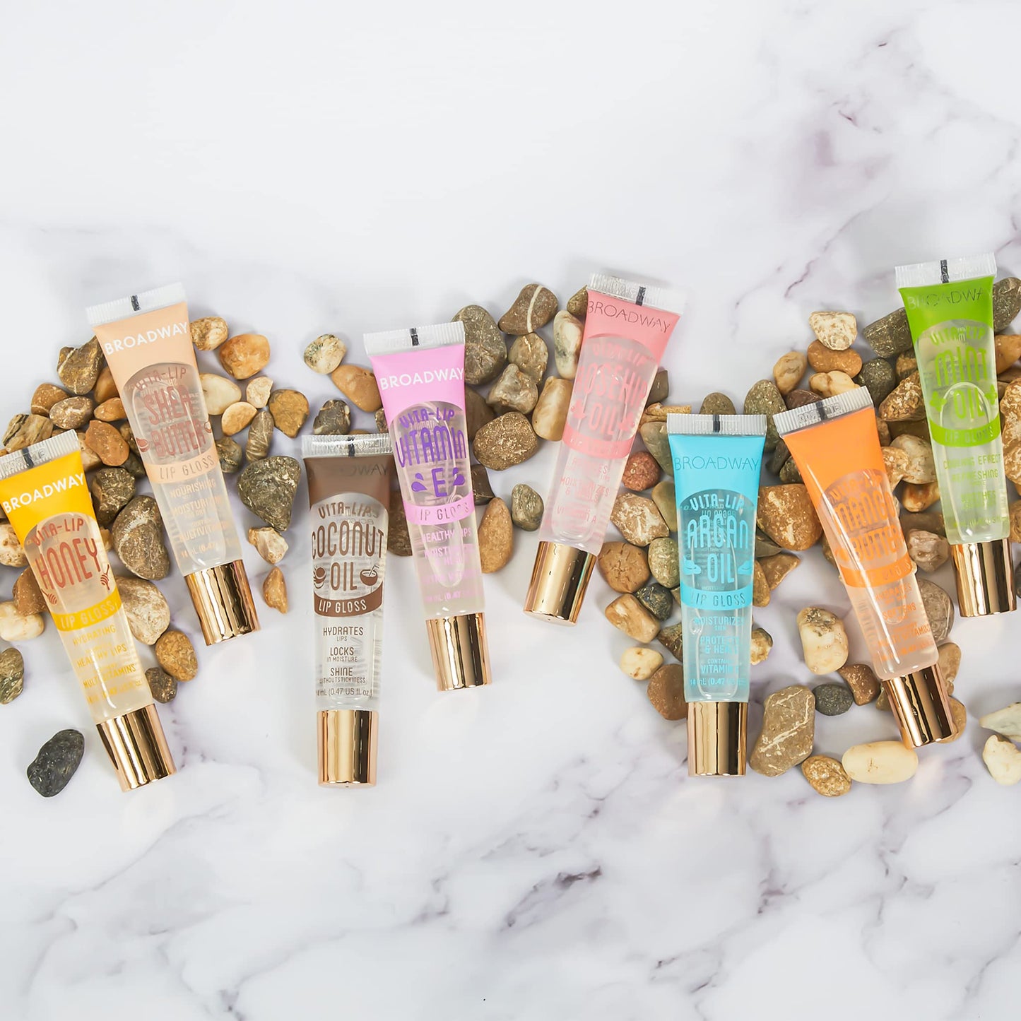 Broadway Vita-Lip Clear Lip Gloss 0.47oz/14ml (BCLG0301- Coconut Oil)