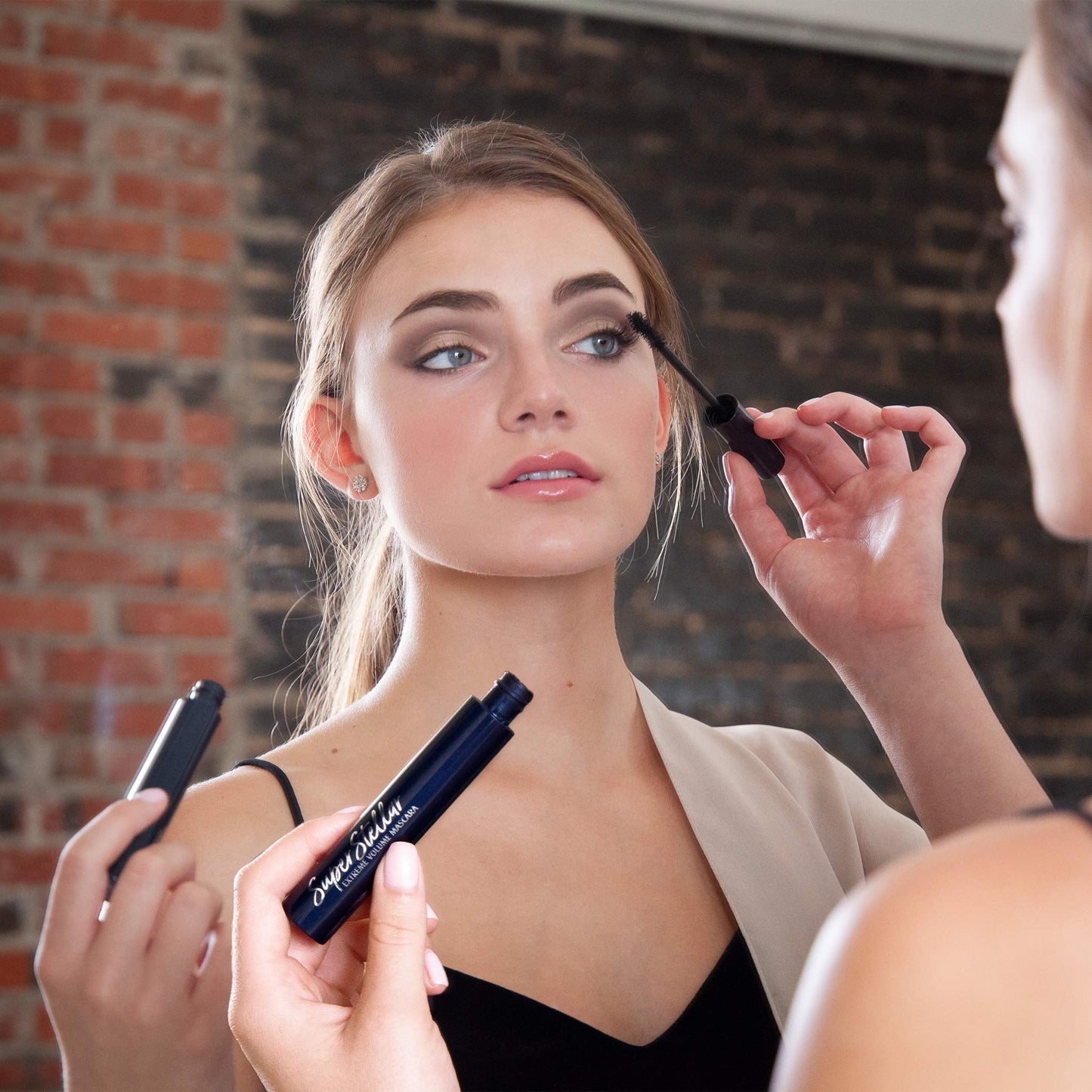 Lune+Aster Superstellar Extreme Volume Mascara | Hourglass-Shaped Brush For Bold Lash Volume - Black