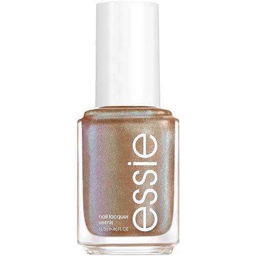essie Nail Polish, Limited Edition Let It Ripple Collection, Muted Gold Nail Color With Shimmer Effect, earn your tidal, 0.46 Fl Ounce Beauty & Personal Care essie