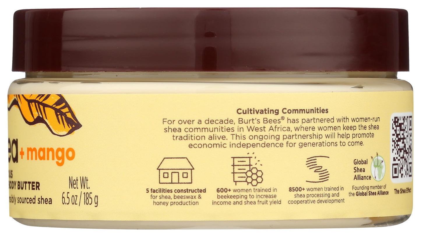 Burt's Bees, Shea & Mango Hand & Body Butter, 6.5 Ounce
