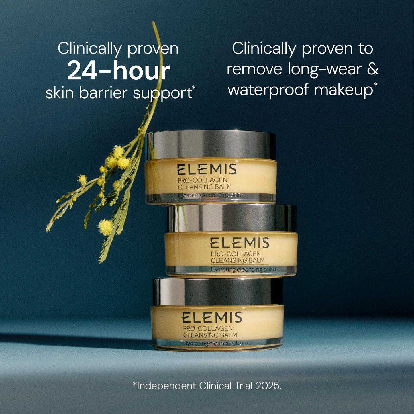 ELEMIS Pro-Collagen Cleansing Balm Makeup Remover, Hydrating Facial Cleanser, Oil Cleanser, Oil Makeup Remover, Deep Cleanse, 20g, Original New Beauty and Personal Care ELEMIS