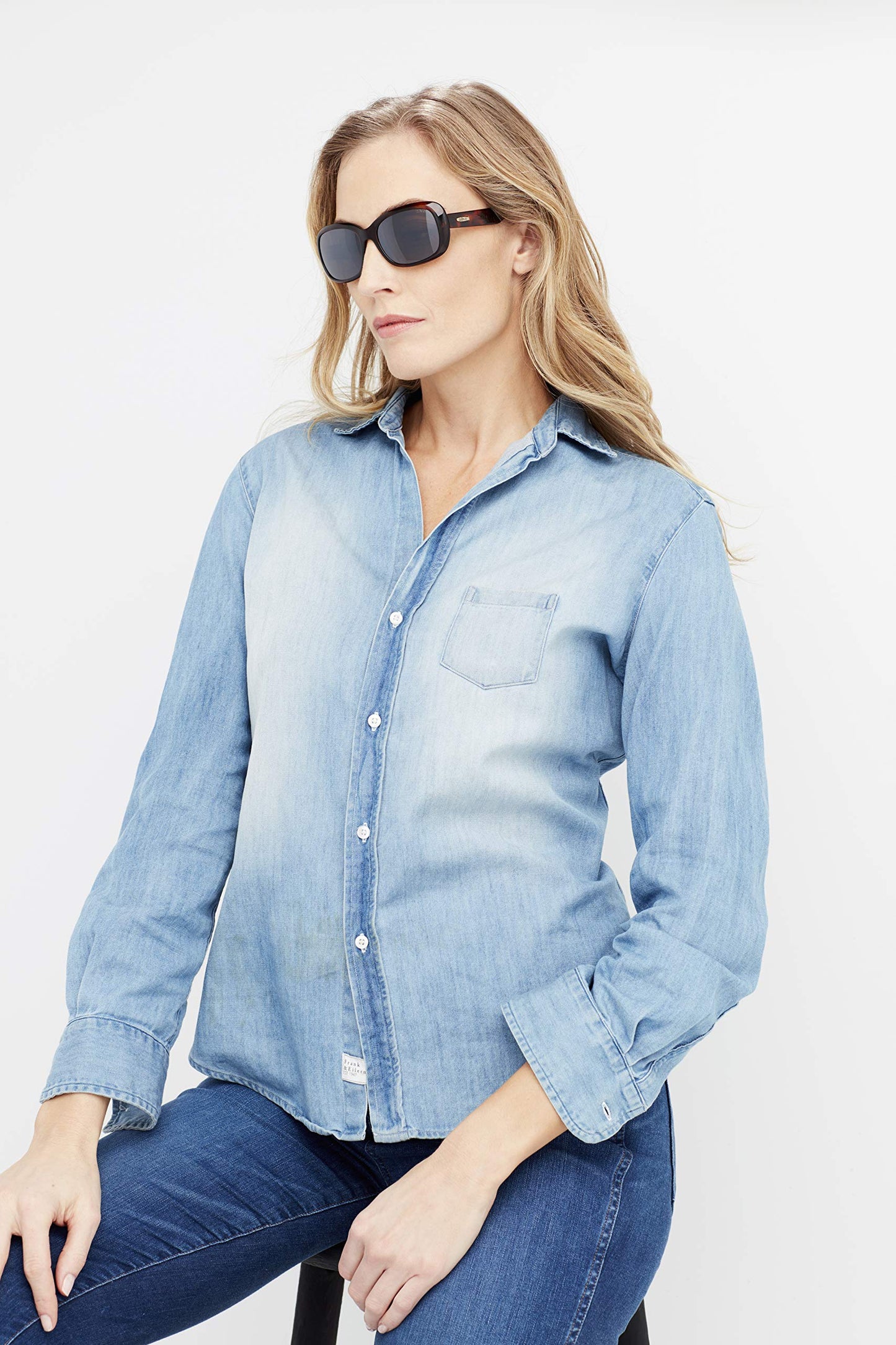 Revo Womens Polarized Sunglasses Paxton Round Frame 56 mm, Black Frame, Graphite, RE 1039