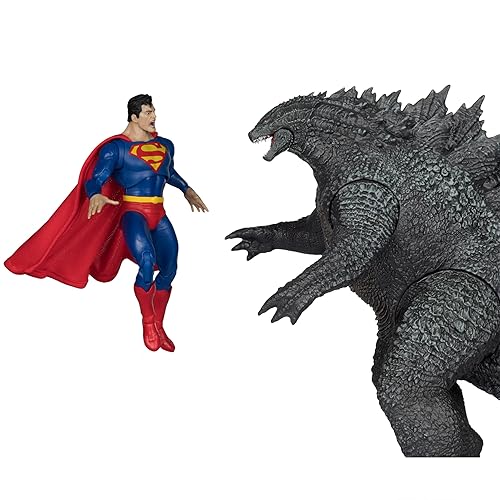 McFarlane Toys- DC Multiverse Superman vs. Godzilla (Justice League vs. Godzilla vs. Kong) 2pk