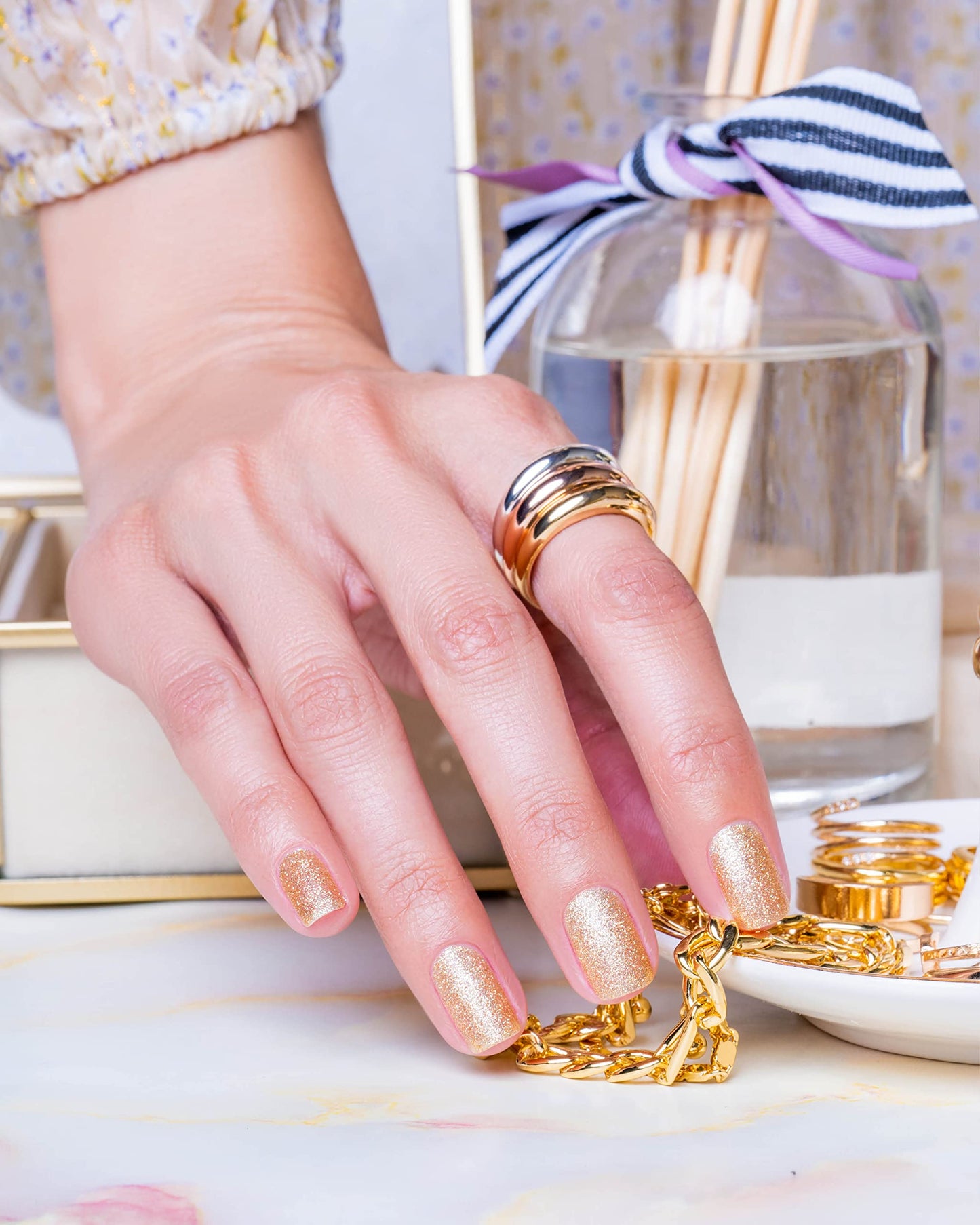 Gelish TPO-Free Soak-Off Gel Nail Polish: Bronzed, 15mL Beauty & Personal Care Gelish