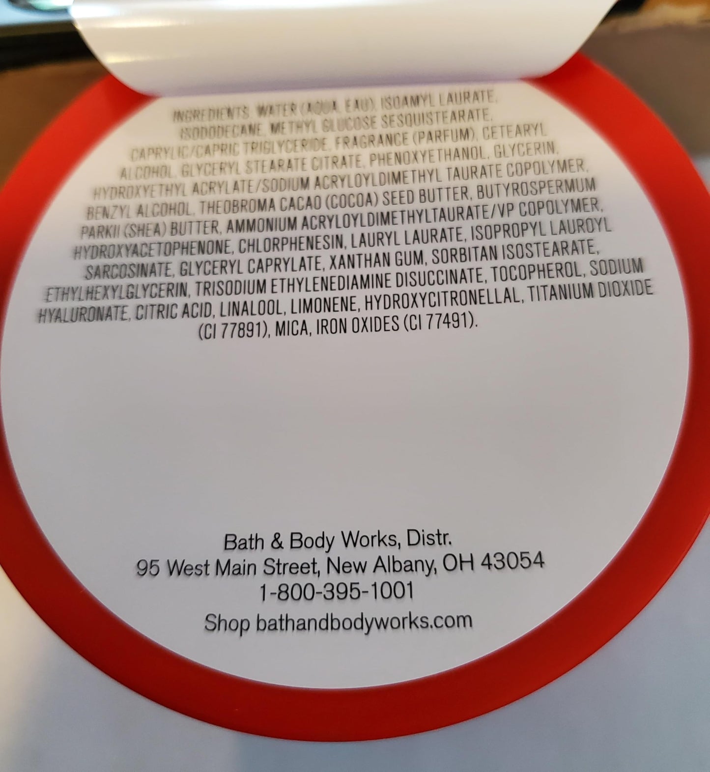 Bath and Body Works All American Gingham Womens Smooth and Soothe Whipped Body Cream in a Jar