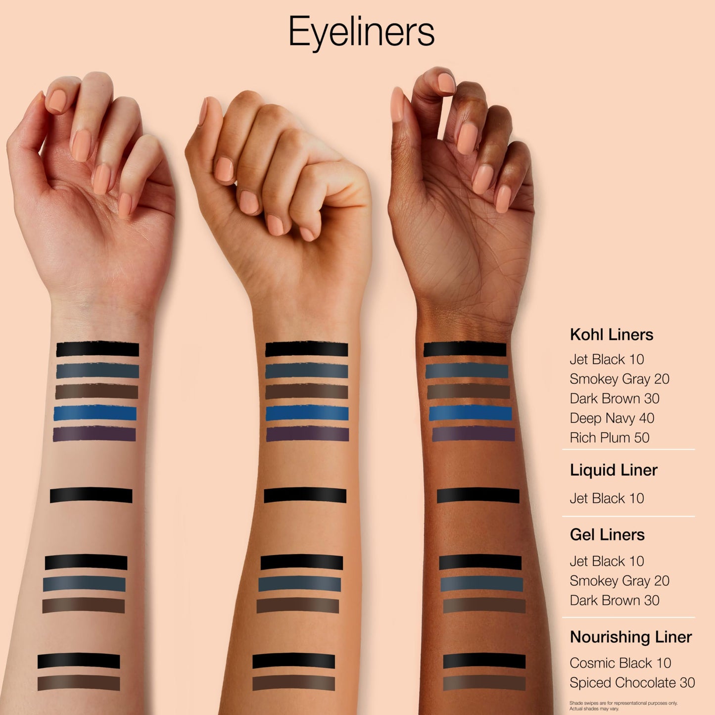 Neutrogena Intense Gel Eyeliner, Eye Makeup with Antioxidant Vitamin E, Bold Precision Eyeliner, Smudge- and Water-Resistant, Smokey Gray, 0.004 oz