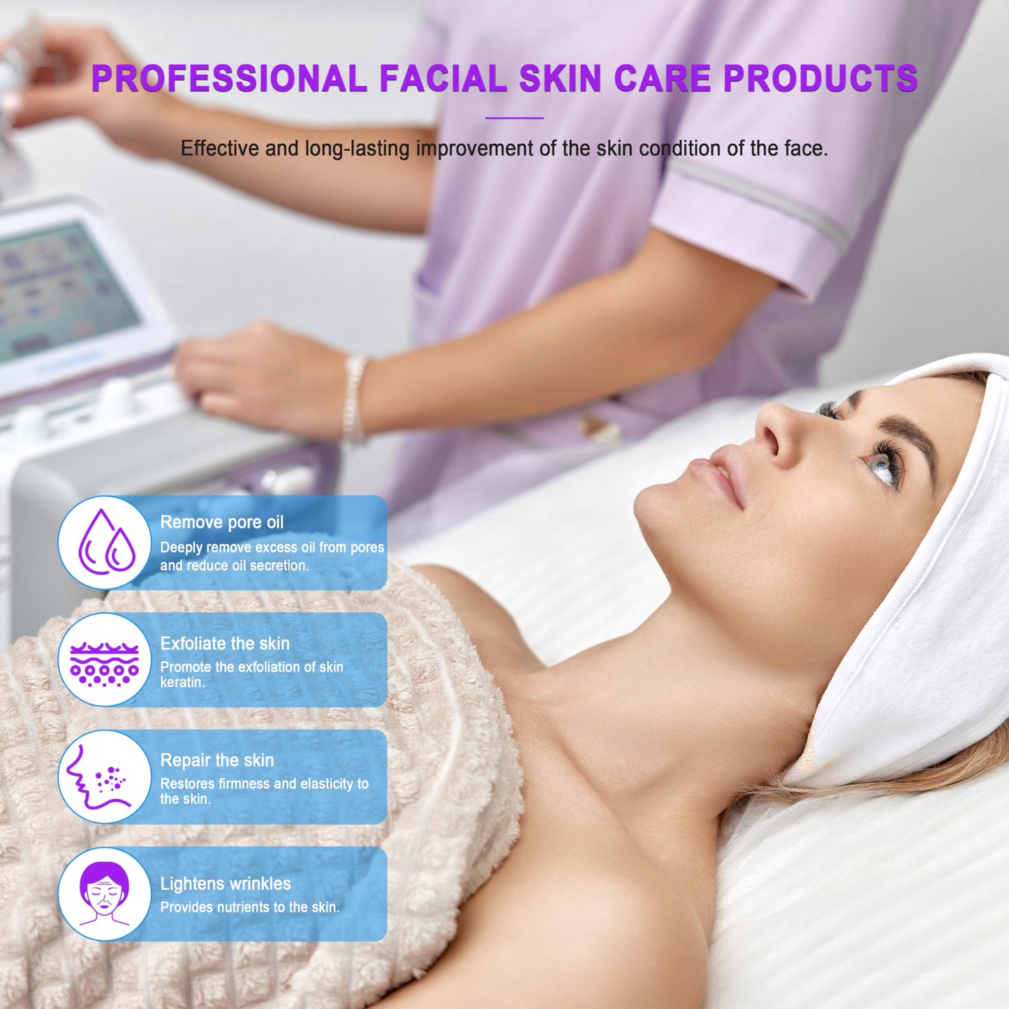 Water Peeling Aqua Peel Concentrated Solution Face cleansing and moisturizing 30ml/1.01oz Per Bottle Dilute to 800ml/27oz Solution Use AS1 SA2 AO3 3