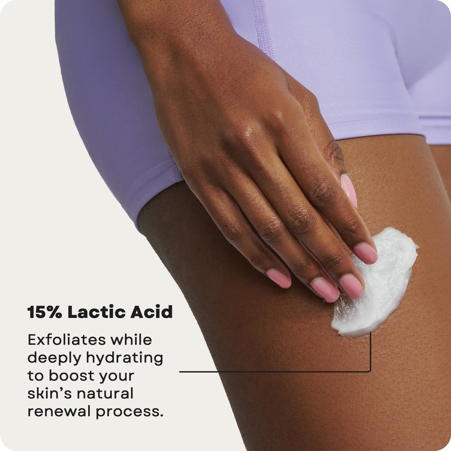 AmLactin KP Bumps Be Gone - Therapeutic Body Cream for Keratosis Pilaris - No-Scrub Exfoliator and Body Moisturizer for Dry Skin with 15% Lactic Acid