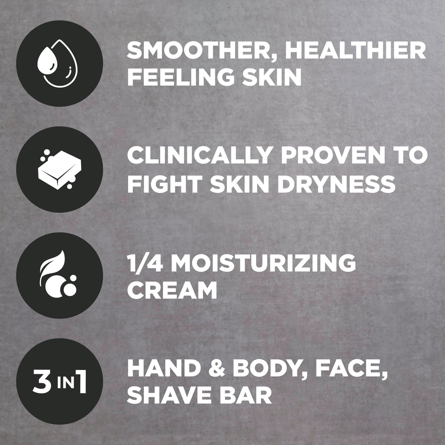 DOVE MEN + CARE Hidratante Coco + Cítricos Hand & Body Face + Shave Bar 6 Count for Hydrated Skin 3.75 oz
