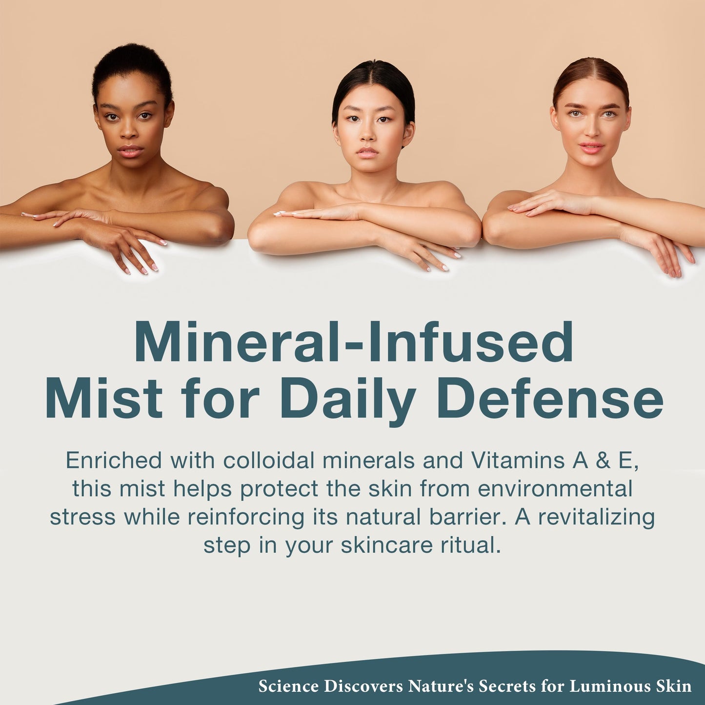 Lira Clinical BIO Hydrating Mineral Mist - Face Mist Hydrating Spray with Plant Stem Cells - Calming & Glowing Facial Mist - 2 Ounce