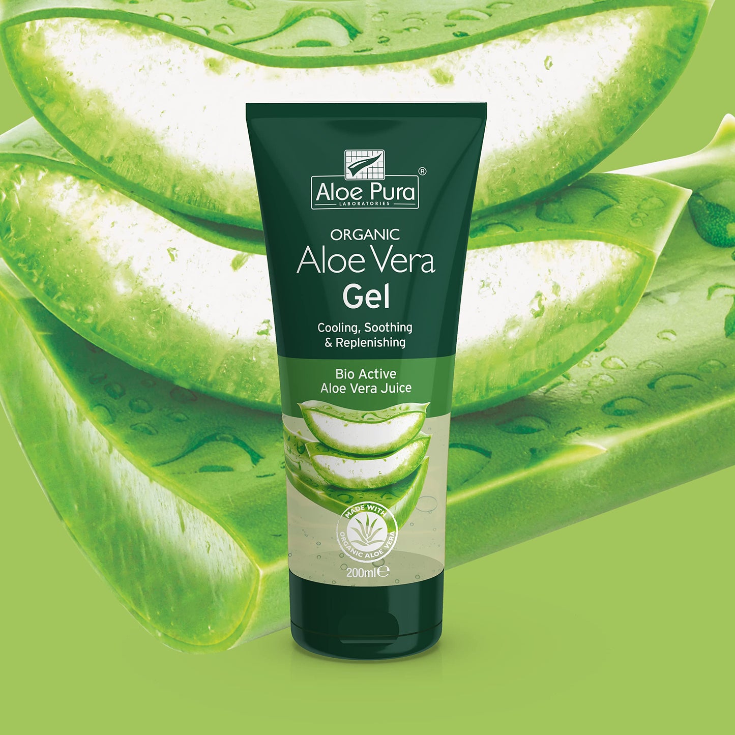 Aloe Pura Organic Aloe Vera Skin Gel 6.8 fl oz