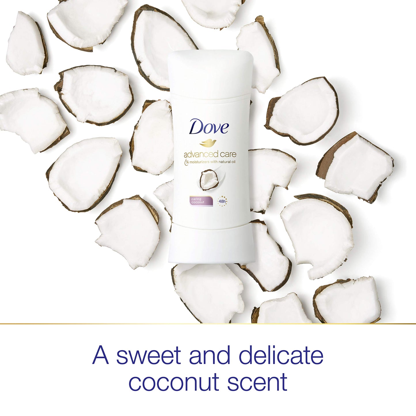 Dove Advanced Care Antiperspirant Deodorant, Caring Coconut, 2.6 oz Beauty and Personal Care Dove