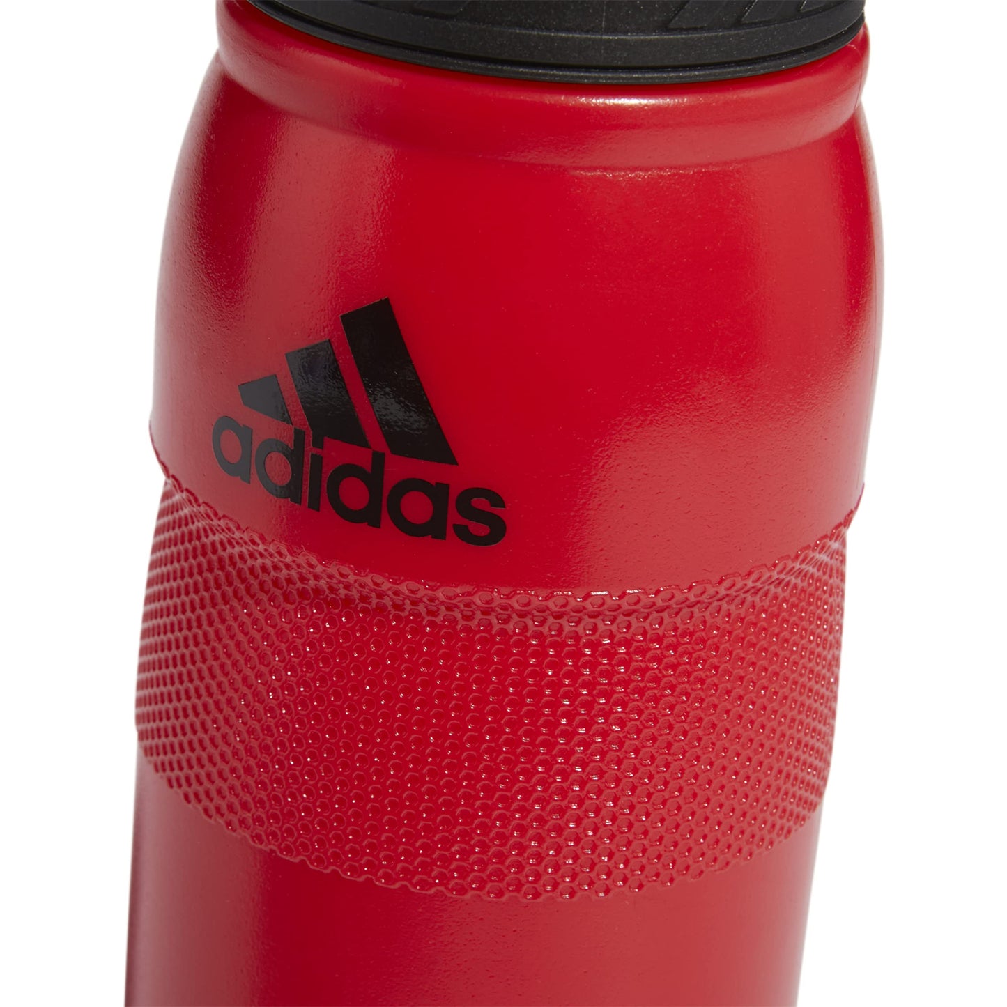 adidas 750 ML (28 oz) Stadium Refillable Plastic Sport Water Bottle, Scarlet Red/Black, One Size