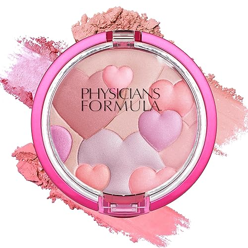 Physicians Formula Happy Booster Glow & Mood Boosting Blush, Silky Smooth Formula, Hypoallergenic, Blends Easily with Radiant Finish - Natural