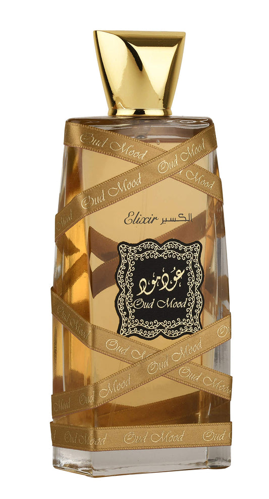 Lattafa Perfumes Oud Mood Elixir for Unisex Eau de Parfum Spray, 3.4 Ounce Beauty & Personal Care Lattafa