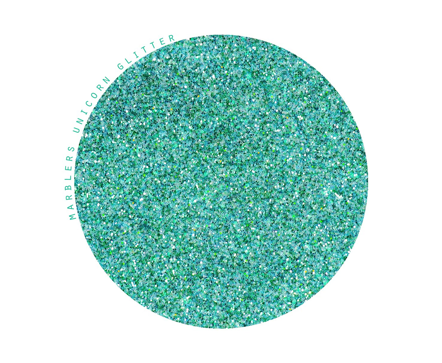 MARBLERS Holographic Face & Body Glitter [Unicorn Teal] 0.18oz (5g) | Fine | Non-Toxic | Vegan | Cruelty-Free | Festival, Rave & Party Makeup | Eye
